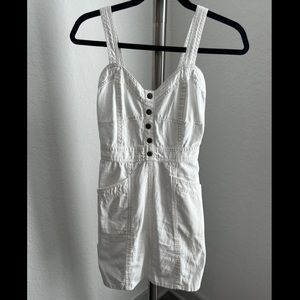 White Denim Dress